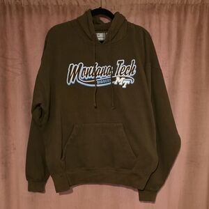 J. America Montana Tech Brown Hoodie